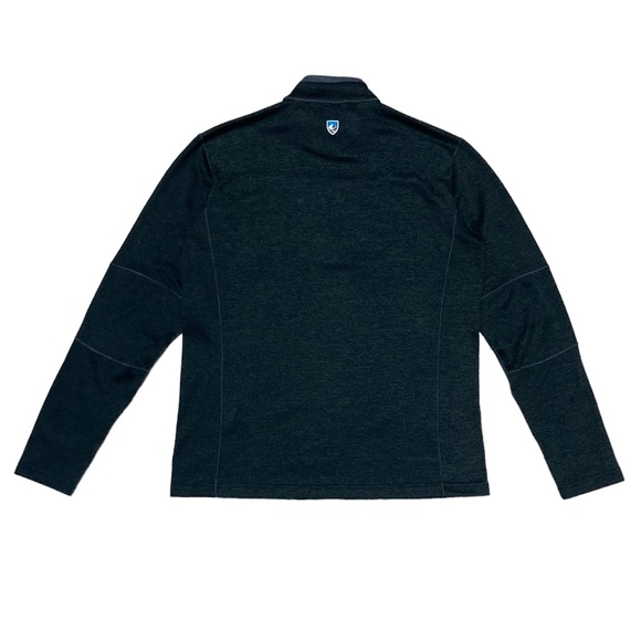 KüHL Ryzer 1/4 Zip Pullover Sweatshirt Men’s size Large in Koal / Black - Picture 6 of 8